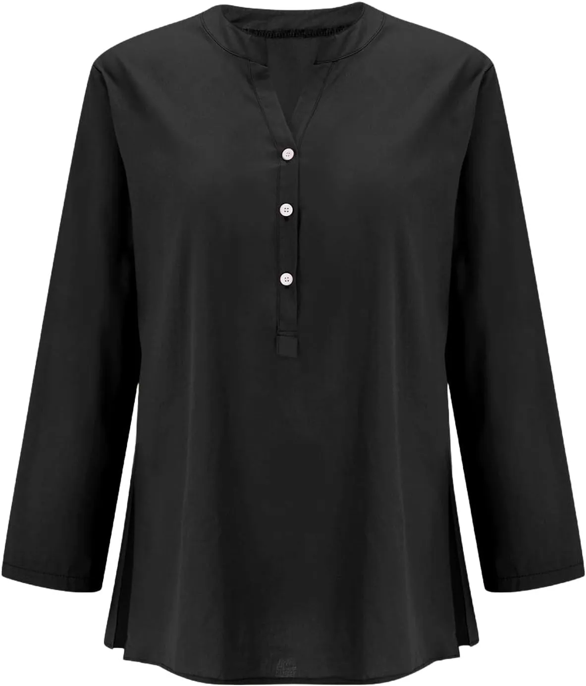 Linen Shirt for Women Half Sleeve Button Oversize T Shirt Lightweight Summer Fashion Tops Causal Dressy Daily Top