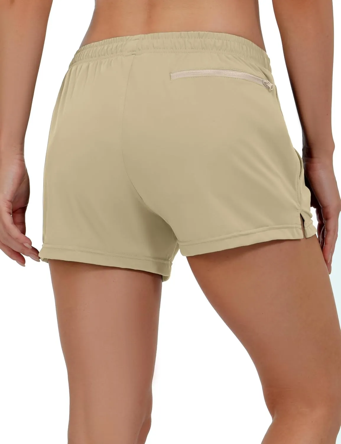 Little Donkey Andy Women's Running Shorts,Quick Dry Athletic Shorts Workout Sport Gym Shorts with Pockets