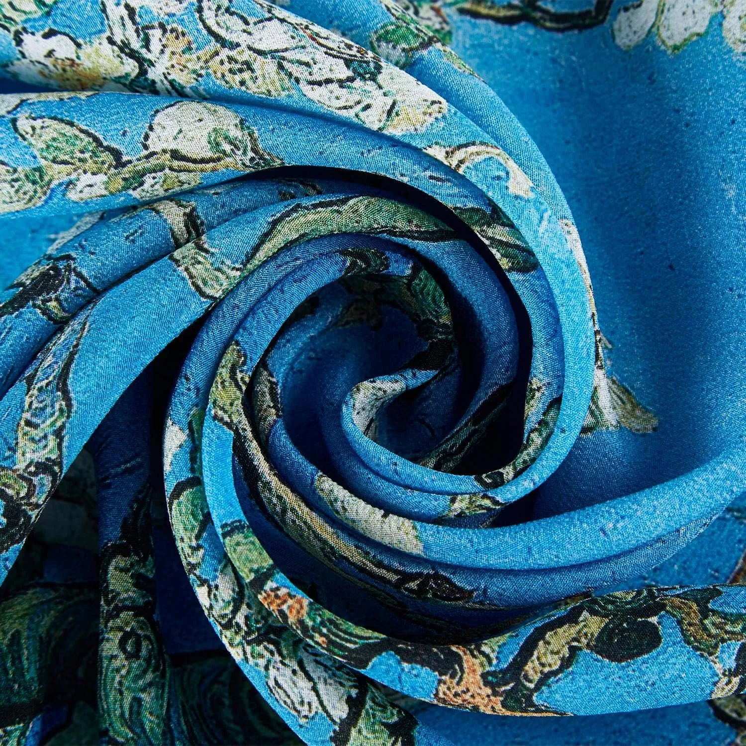 Long Crepe Silk Scarf Classic Art Print