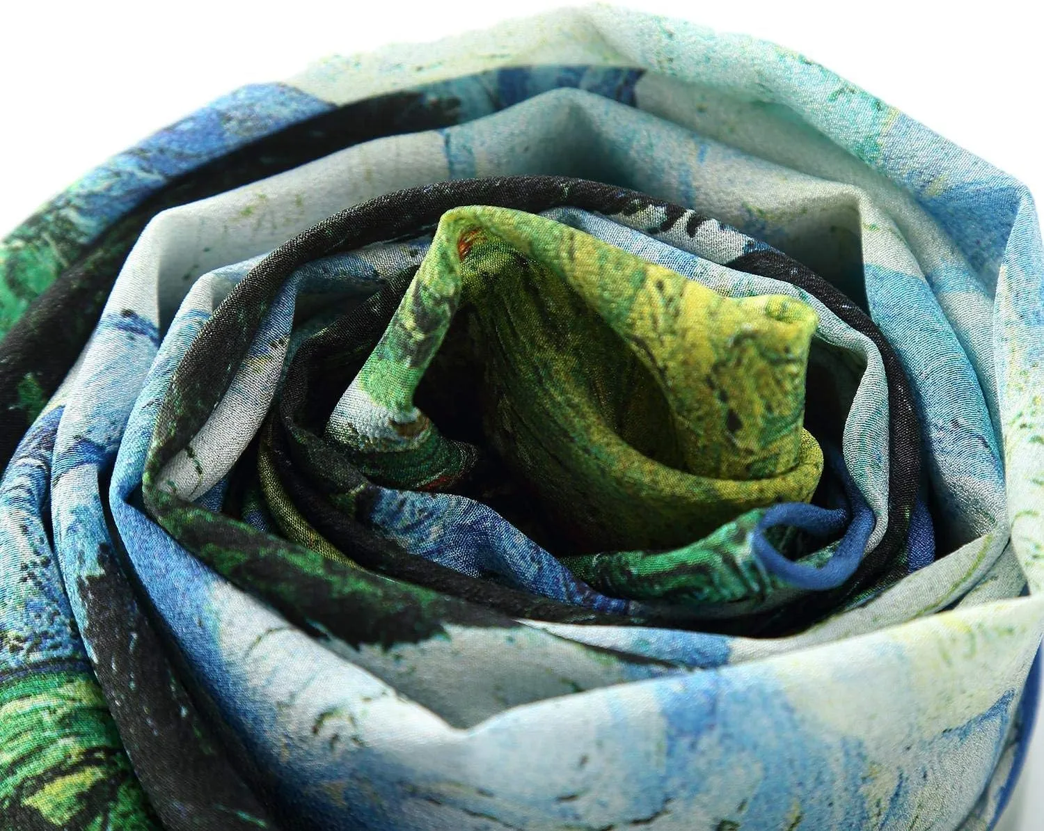 Long Crepe Silk Scarf Classic Art Print