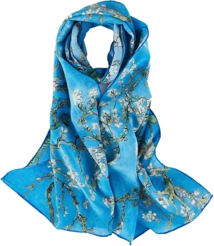 Long Crepe Silk Scarf Classic Art Print