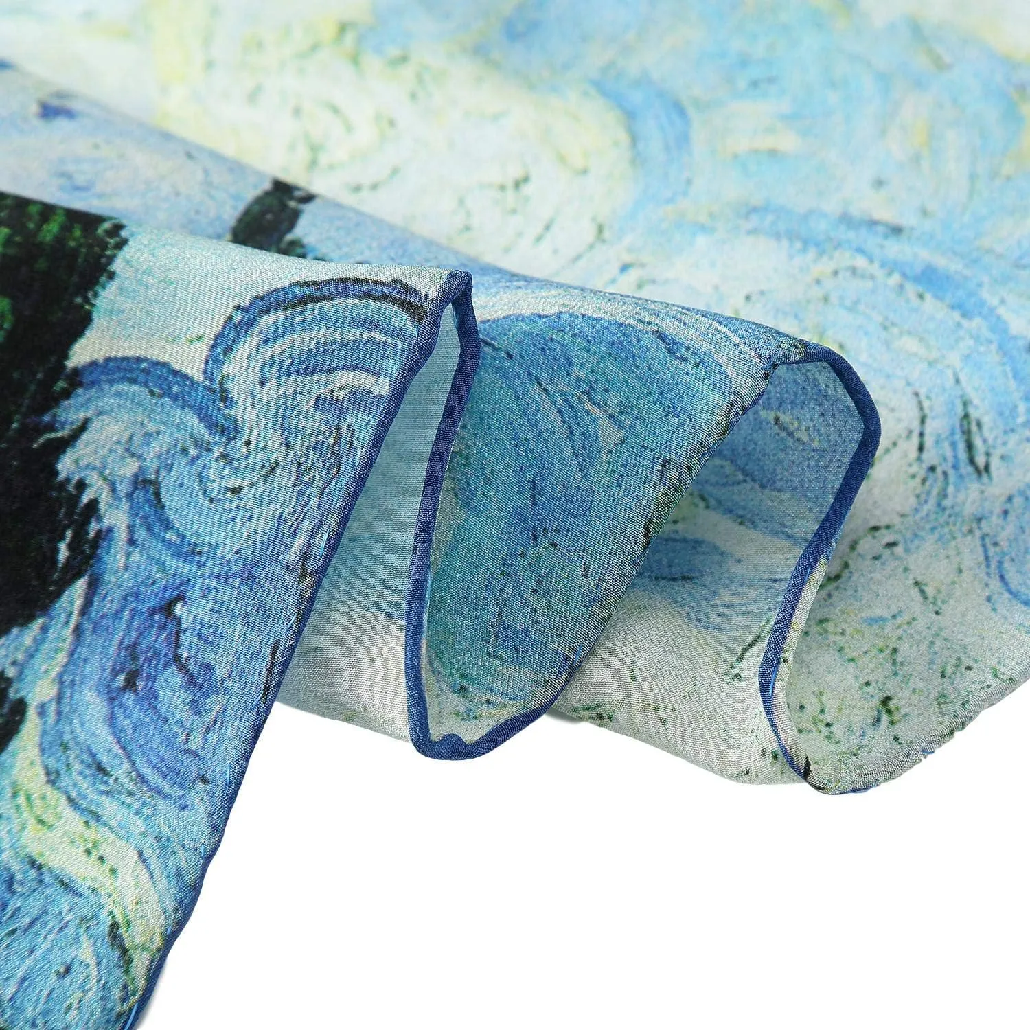Long Crepe Silk Scarf Classic Art Print