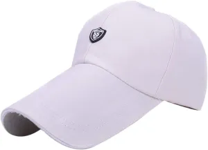 Men Women Long Brim Canvas Baseball Cap Outdoor Sports Casual Sun Hats Adjustable