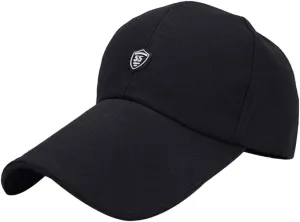 Men Women Long Brim Canvas Baseball Cap Outdoor Sports Casual Sun Hats Adjustable