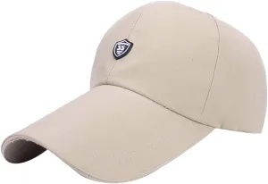 Men Women Long Brim Canvas Baseball Cap Outdoor Sports Casual Sun Hats Adjustable