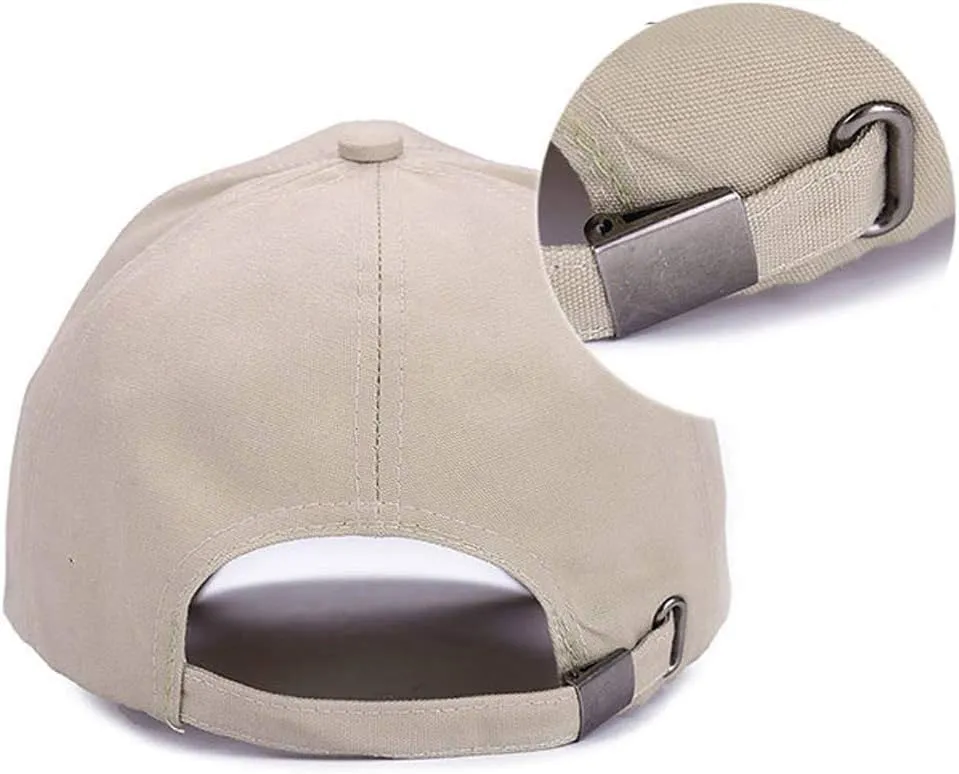Men Women Long Brim Canvas Baseball Cap Outdoor Sports Casual Sun Hats Adjustable
