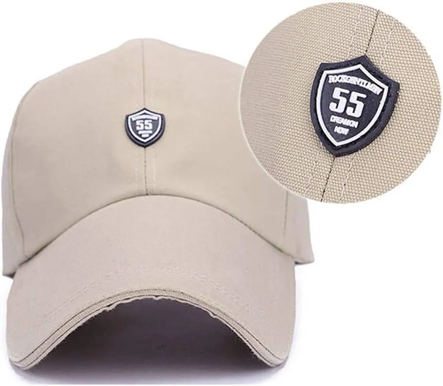 Men Women Long Brim Canvas Baseball Cap Outdoor Sports Casual Sun Hats Adjustable