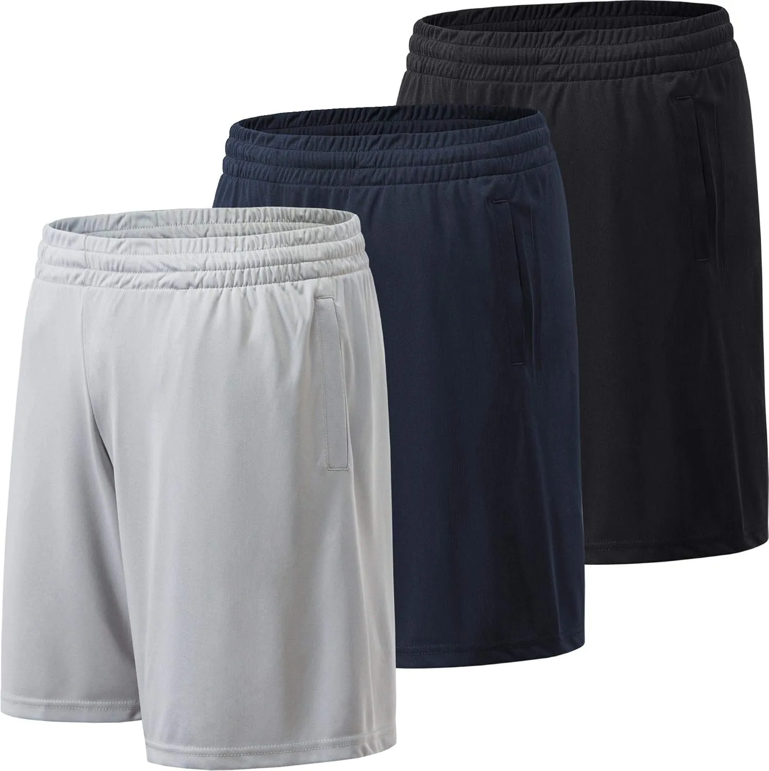 Mens Athletic Shorts with Pockets Quick Drying Activewear for Gym Workout