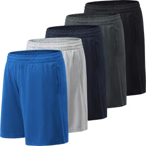 Mens Athletic Shorts with Pockets Quick Drying Activewear for Gym Workout