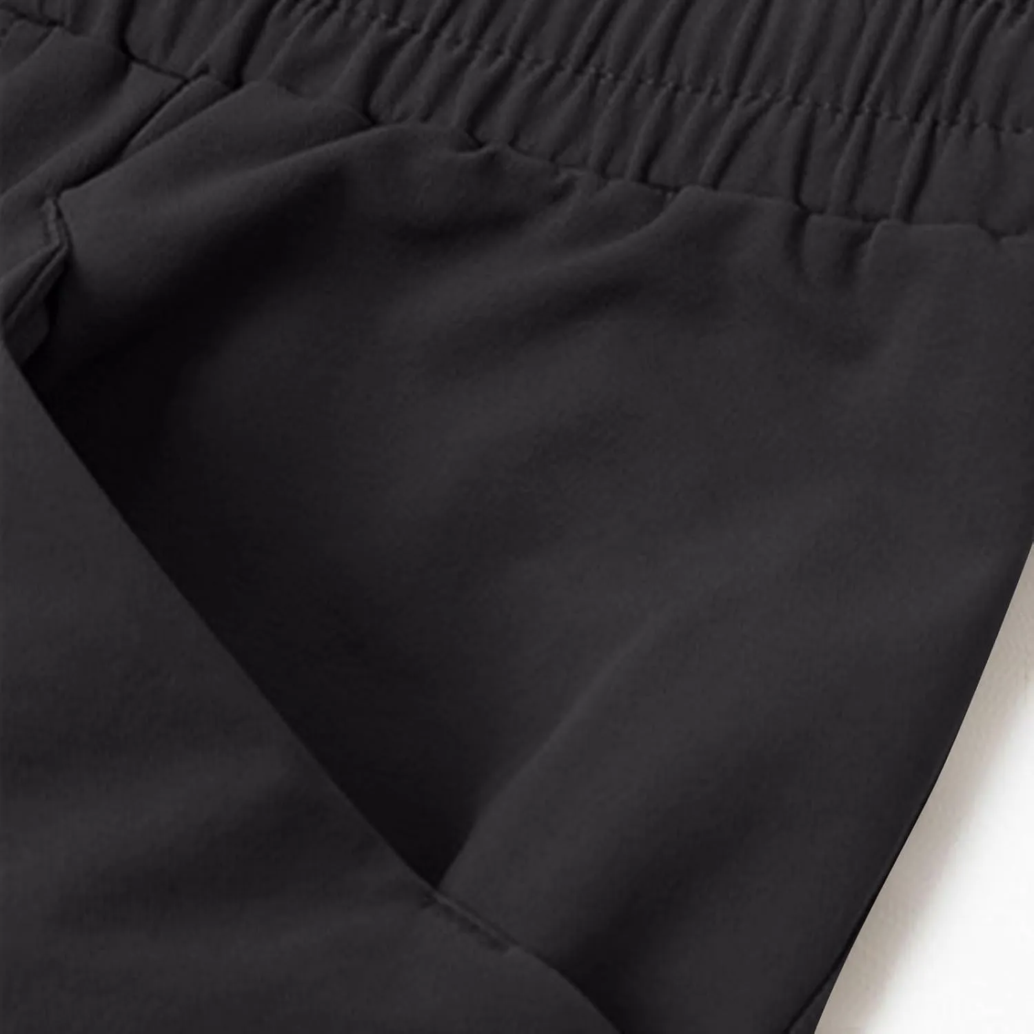 Mens Casual Comfy Hiking Joggers Elastic Loose High Waist Drawstring Trousers Breathable Athletic Track Pants