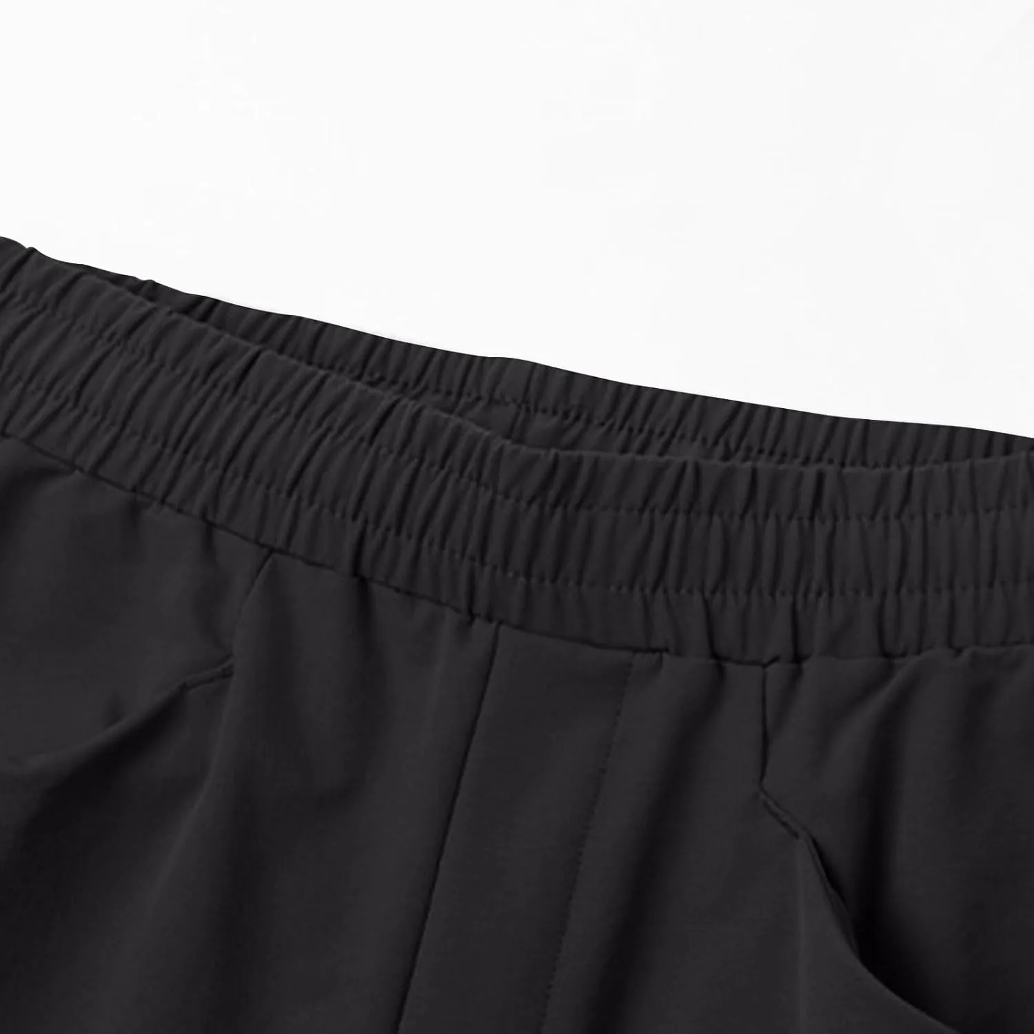 Mens Casual Comfy Hiking Joggers Elastic Loose High Waist Drawstring Trousers Breathable Athletic Track Pants