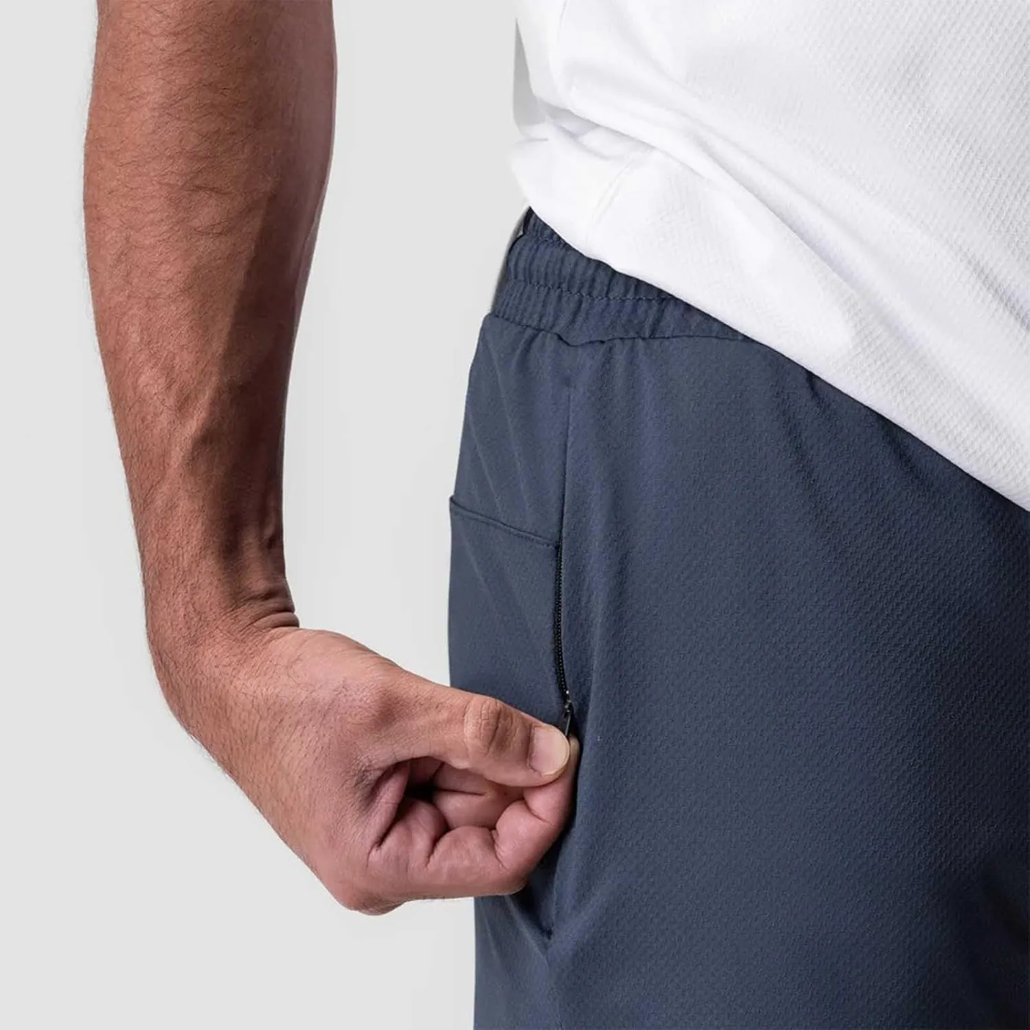 Mens Gym Running Shorts 5 inch Inseam Workout Shorts Quick-Dry Active Shorts Drawstring Waist Shorts with Towel Loop