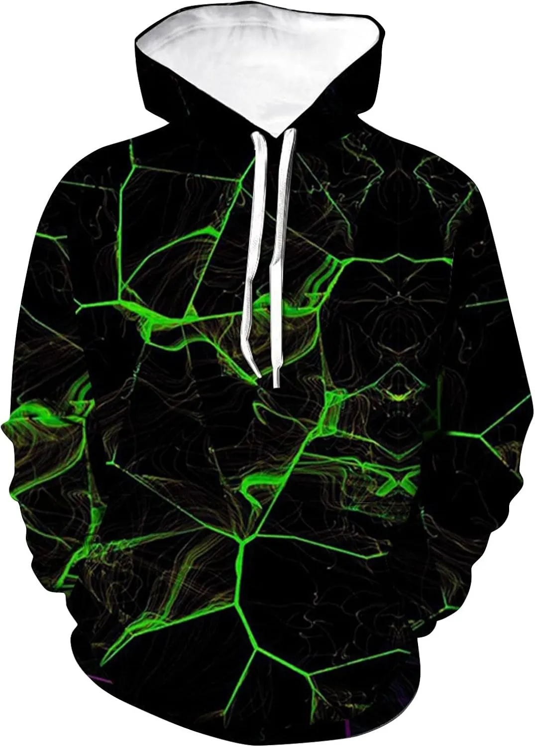Mens Hoodies Graphic 3D Sweater Vortex Print Long Sleeve Hoodie Men's Sportswear Trendy Hoodie