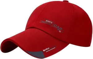 Men's Long Brim Baseball Cap Outdoor Sports Casual Sun Hats Adjustable