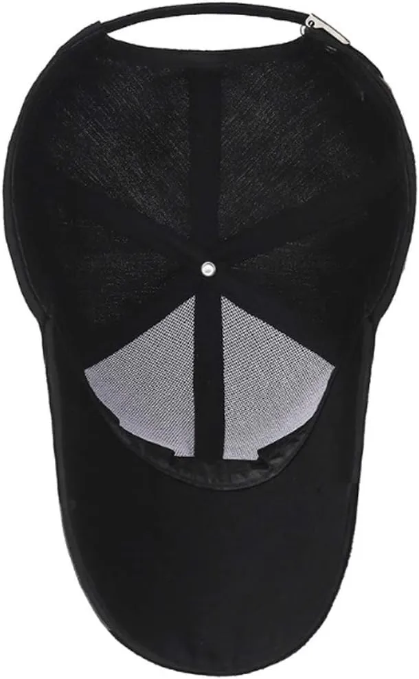 Men's Long Brim Baseball Cap Outdoor Sports Casual Sun Hats Adjustable