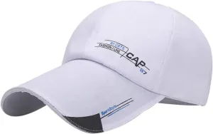 Men's Long Brim Baseball Cap Outdoor Sports Casual Sun Hats Adjustable