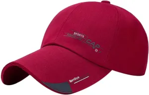 Men's Long Brim Baseball Cap Outdoor Sports Casual Sun Hats Adjustable