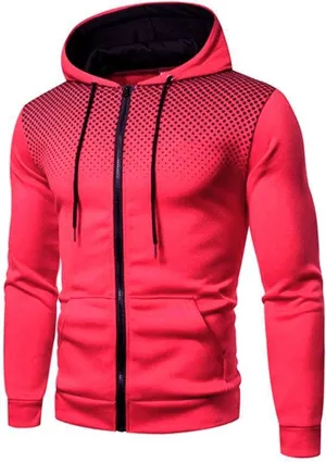 Mens Slim Fit Zip Up Hoodies Sweatshirt Casual Lightweight Jogging Activewear Long Sleeve with Kanga Pockets