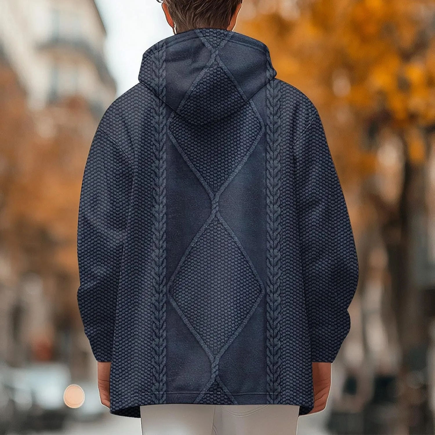 Mens Winter Jackets For Vintage Hoodies Padded Fashion Zip Up Long Sleeve Graphic Thickened Workout Cotton Coats
