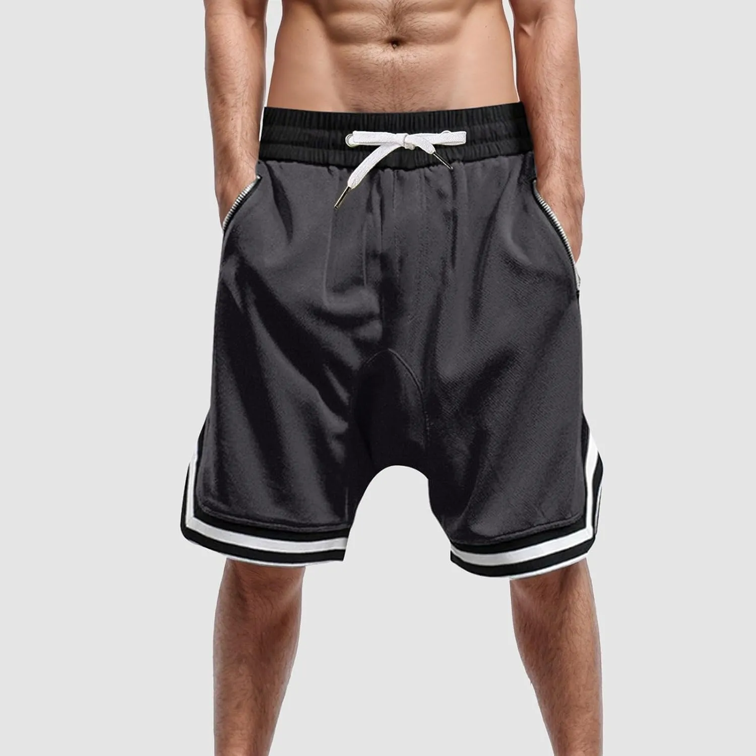 Men's Workout Shorts with Pockets Lightweight Quick Dry Athletic Gym Running Shorts for Men