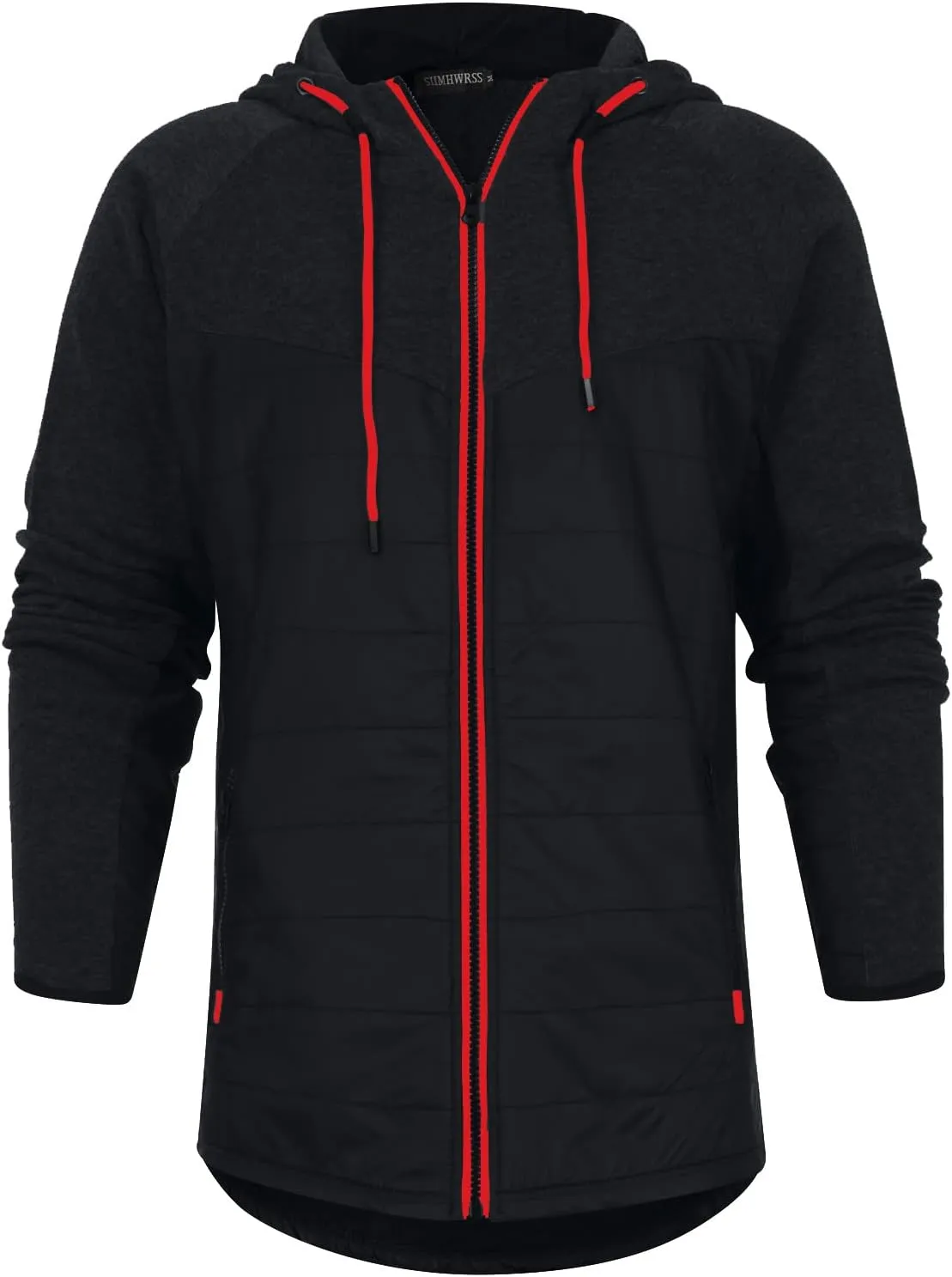 Men's Zip Up Hoodie Men Casual Camouflage Sports Sweatshirt Long Sleeve Zipper Hooded Jacket Coat
