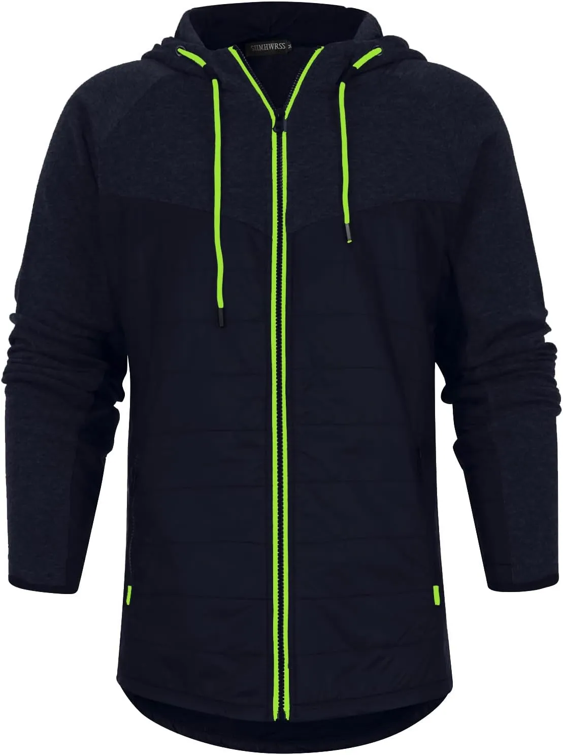 Men's Zip Up Hoodie Men Casual Camouflage Sports Sweatshirt Long Sleeve Zipper Hooded Jacket Coat