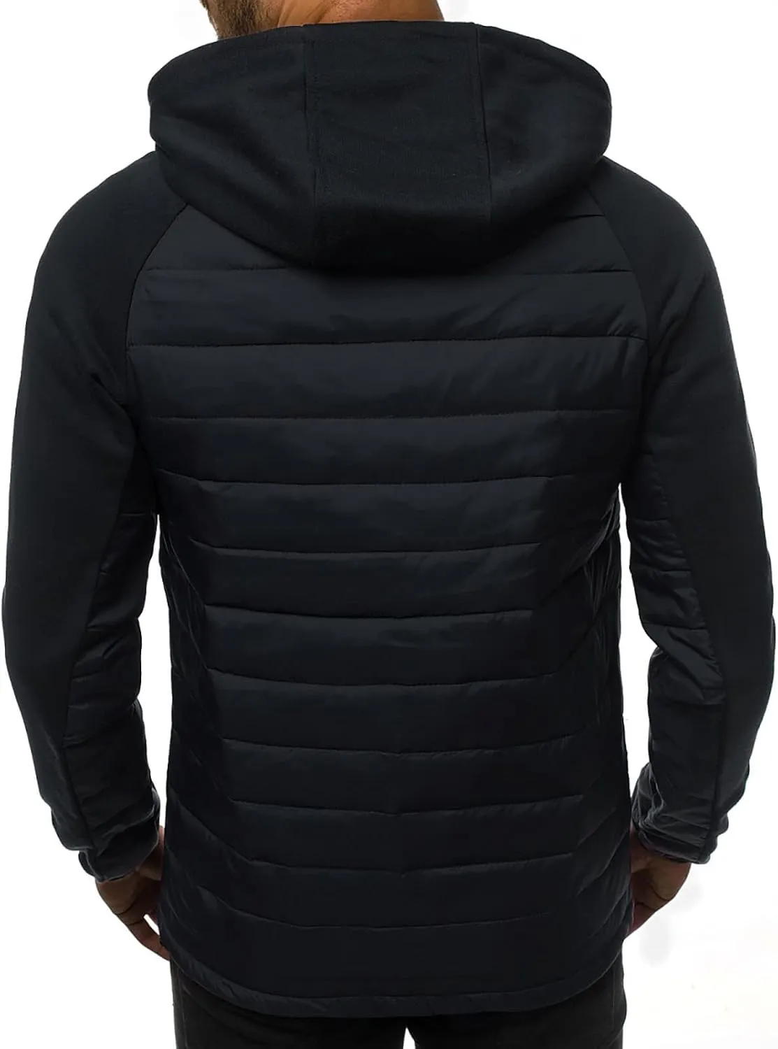 Men's Zip Up Hoodie Men Casual Camouflage Sports Sweatshirt Long Sleeve Zipper Hooded Jacket Coat