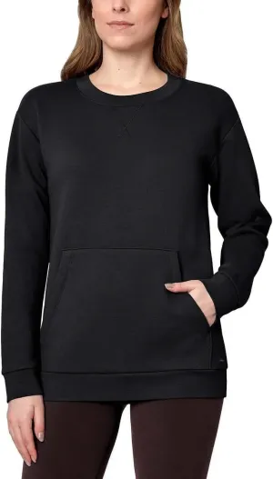 Mondetta Ladies' Knit Fleece Crewneck Sweatshirt