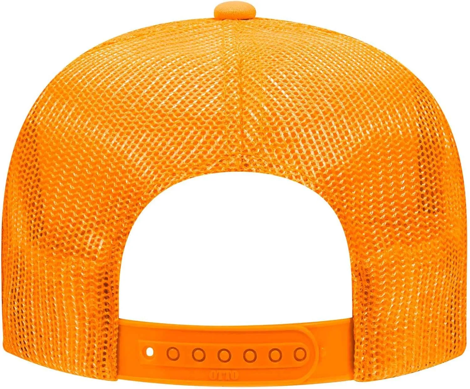 OTTO Wholesale 12 x Polyester Foam Front 5 Panel High Crown Mesh Back Trucker Hat - (12 Pcs)