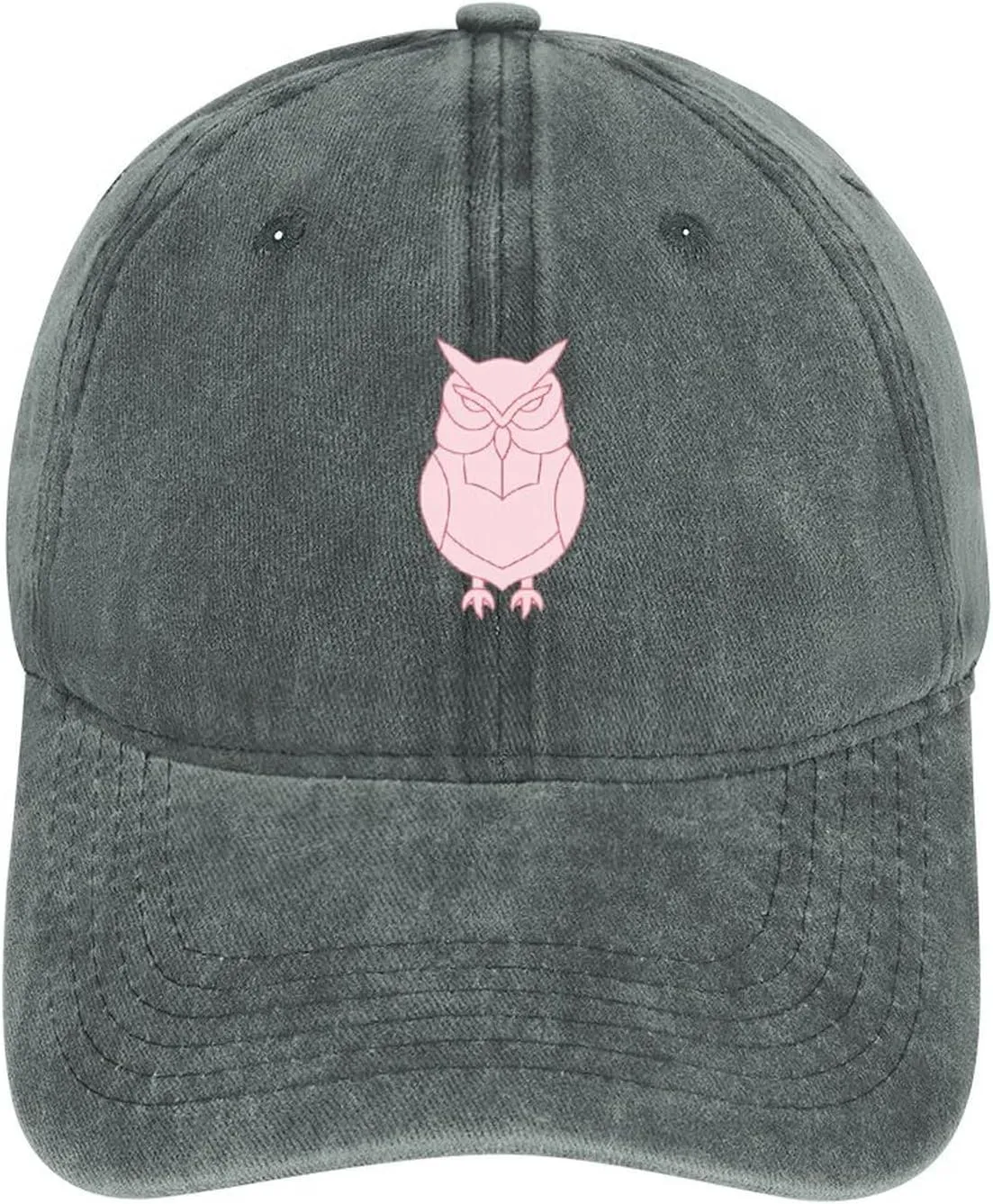 Owl Bird Unisex Adult Baseball Cap Curved Brim Sun Caps of Sports Denim Freely Adjustable