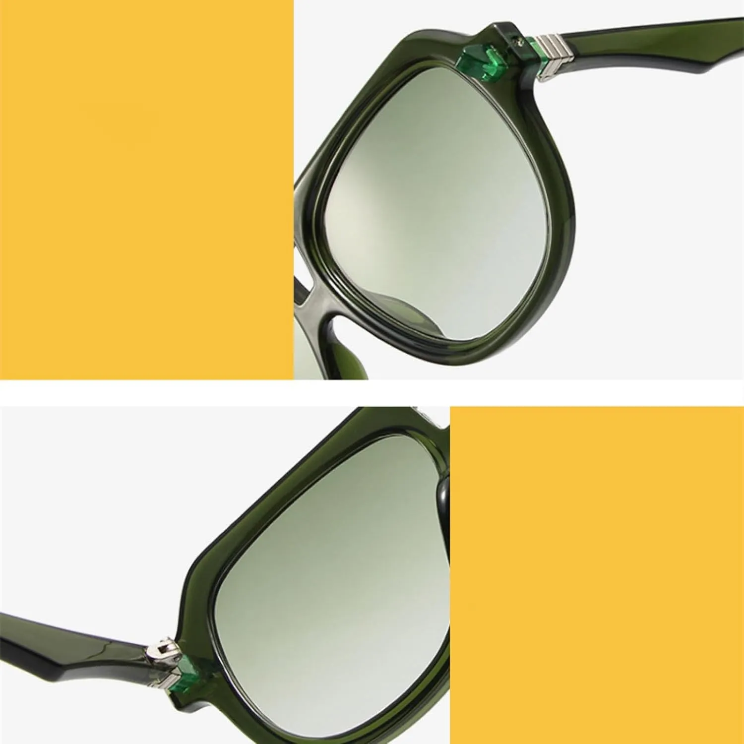 Personalized Men Women Retro Double Girder Outdoors Sunglasses