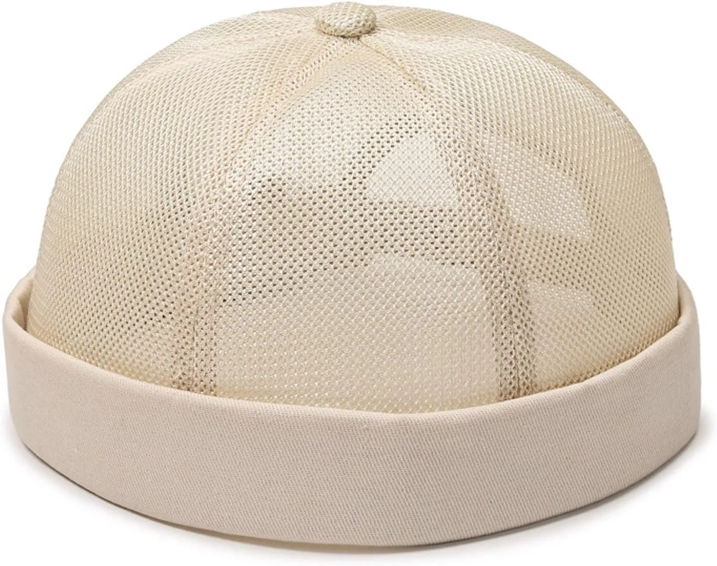 Quick-Dry Brimless Cap Sports Sun Hat Breathable Mesh Lightweight Cap Summer Dad Hat for Men Women
