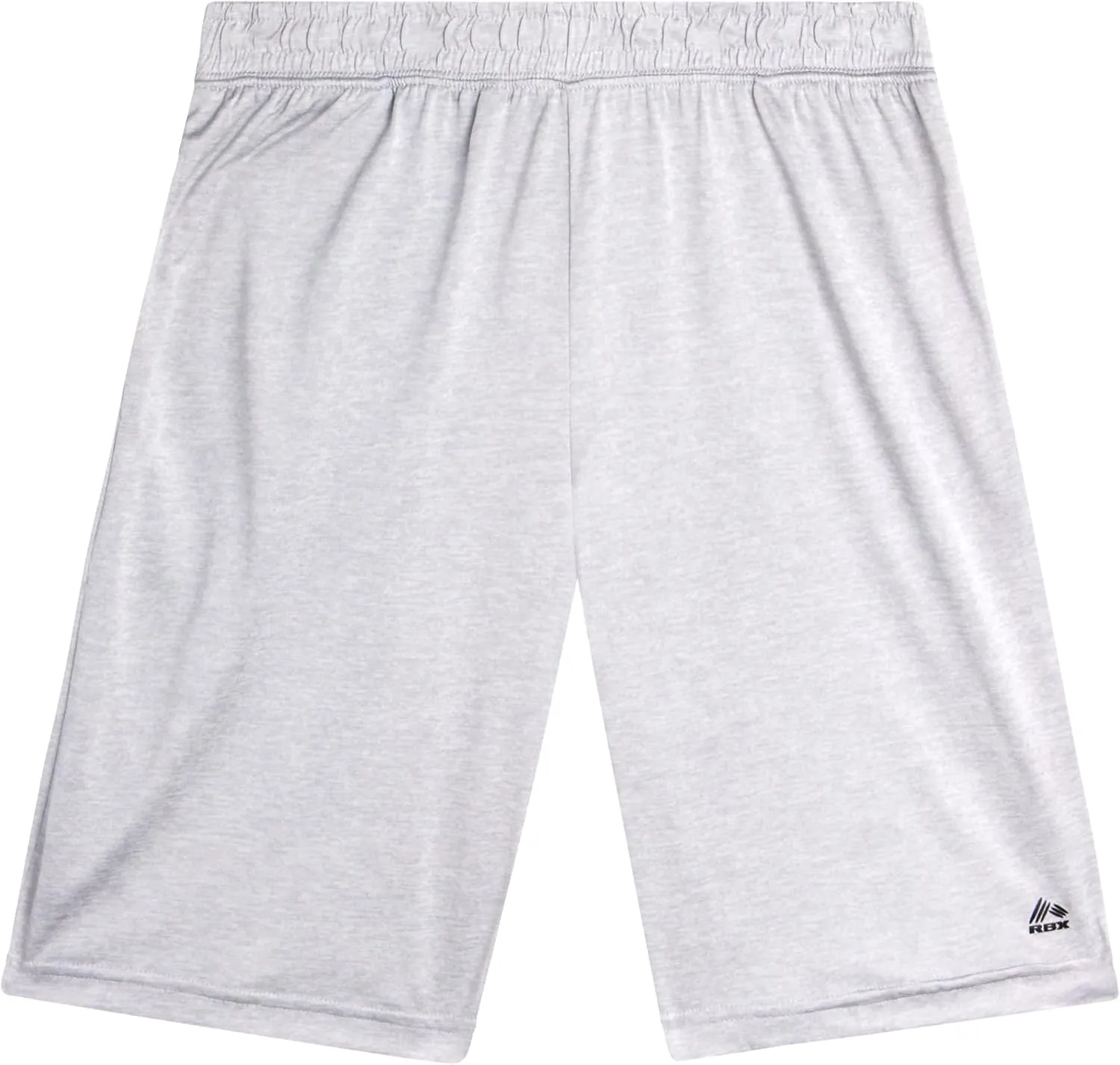 RBX Boys' Athletic Shorts - 2 Pack Breathable Poly Fleece Performance Shorts with Pockets - Active Shorts for Boys