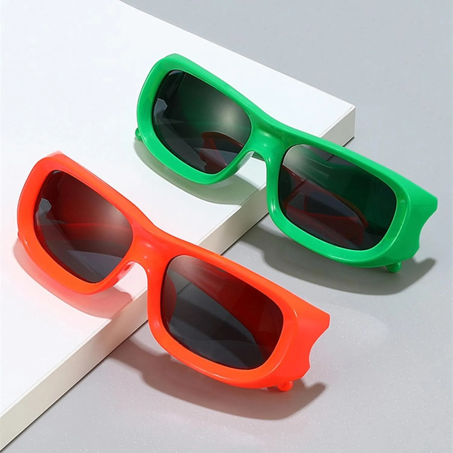 Retro Candy Color Women Sunglasses Fashion Outdoor Sport Mirror Shades Uv400 Men Punk