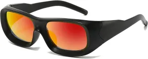 Retro Candy Color Women Sunglasses Fashion Outdoor Sport Mirror Shades Uv400 Men Punk