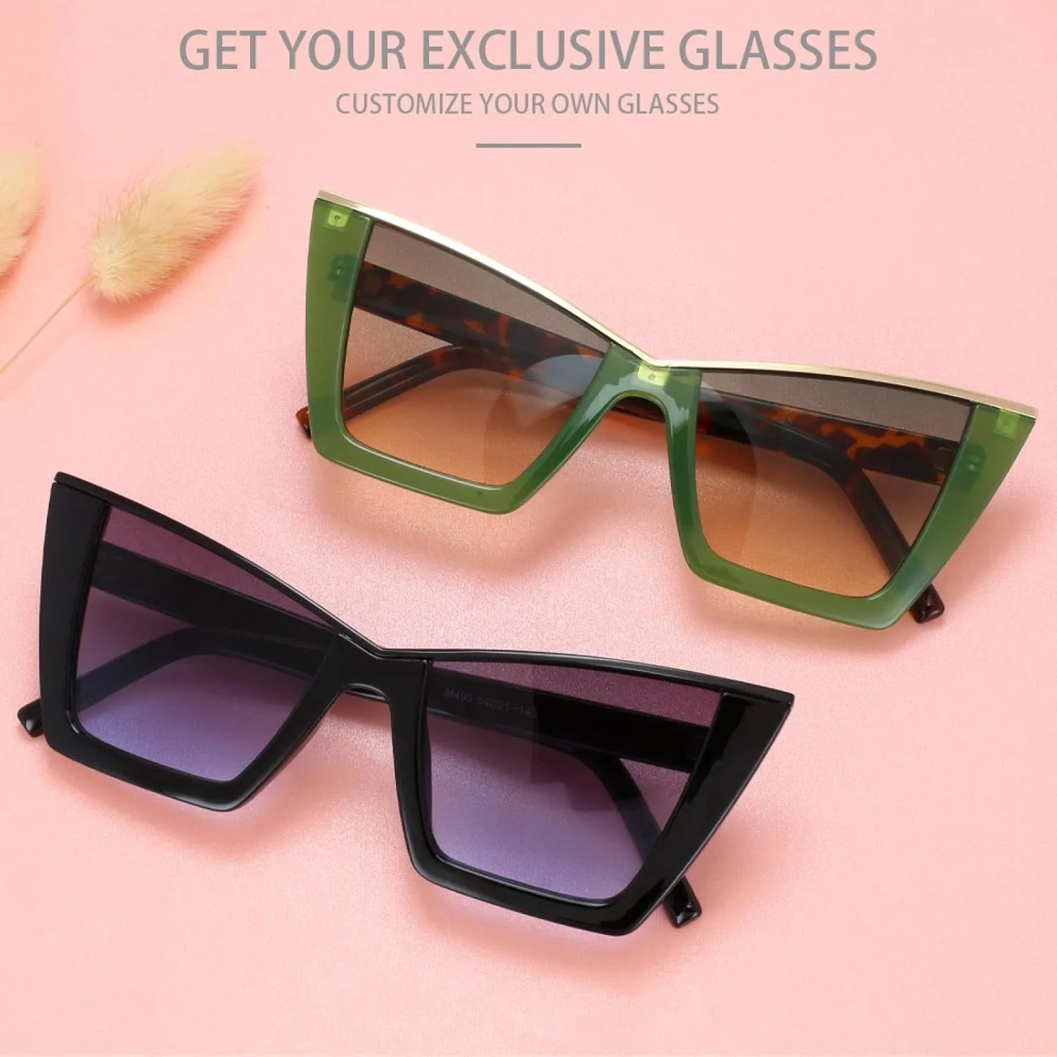 Retro Cat Eye Sunglasses for Women Popular Uv400