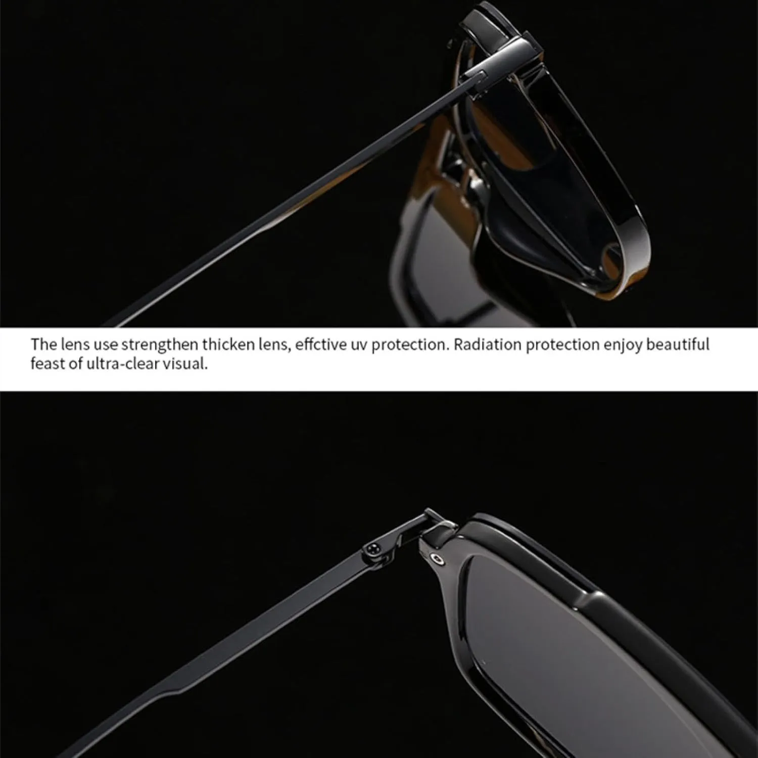 Retro Men Double Bridges Sunglasses Uv400 Fashion Gradient Women Semi Metal