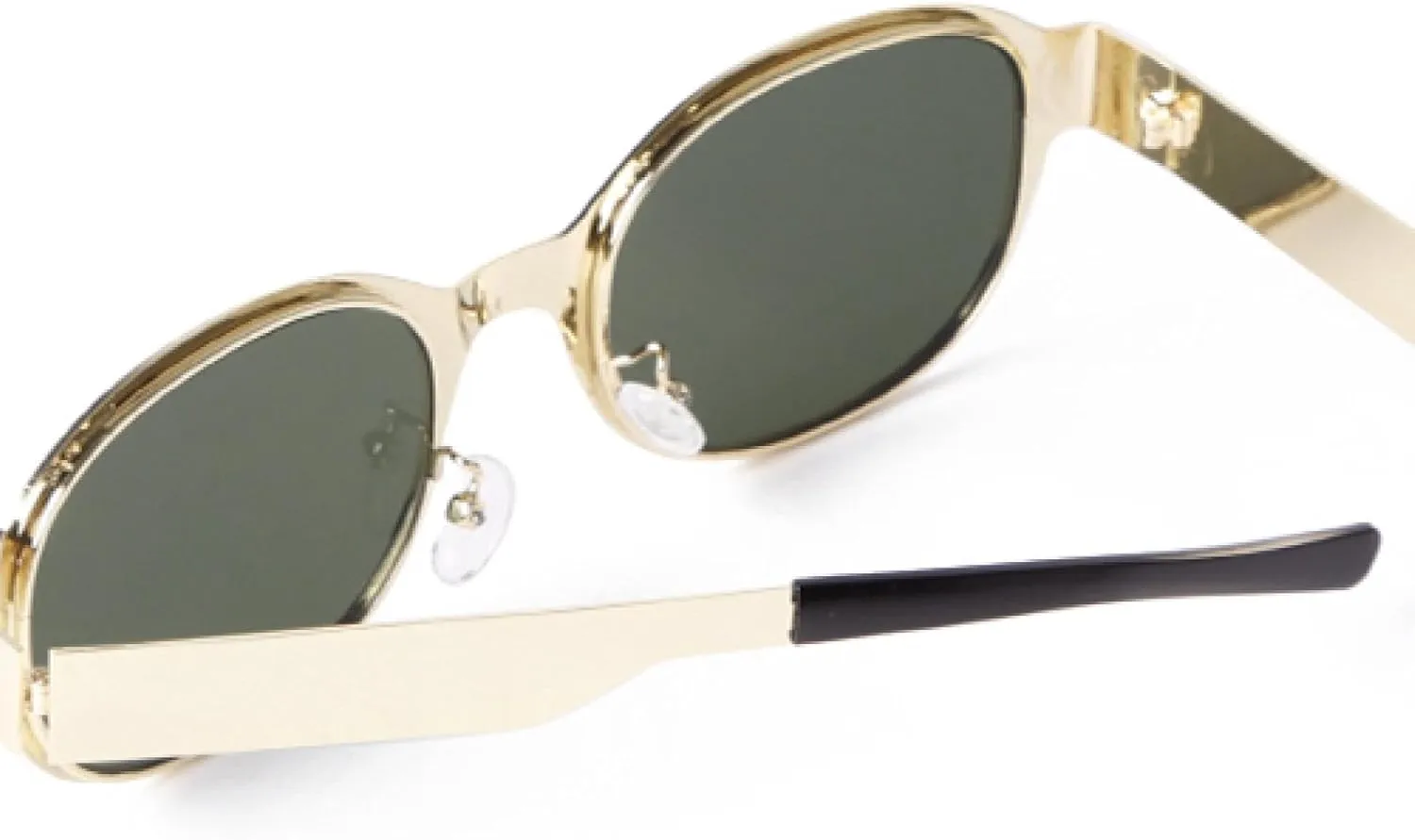 Retro Metal Frame Oval Sunglasses for Women Men Driving Male Shades Lens Luxury Sun Glasses Uv400