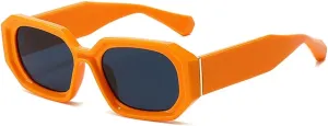 Retro Punk Sunglasses for Women Fashion Leopard Uv400 Driving
