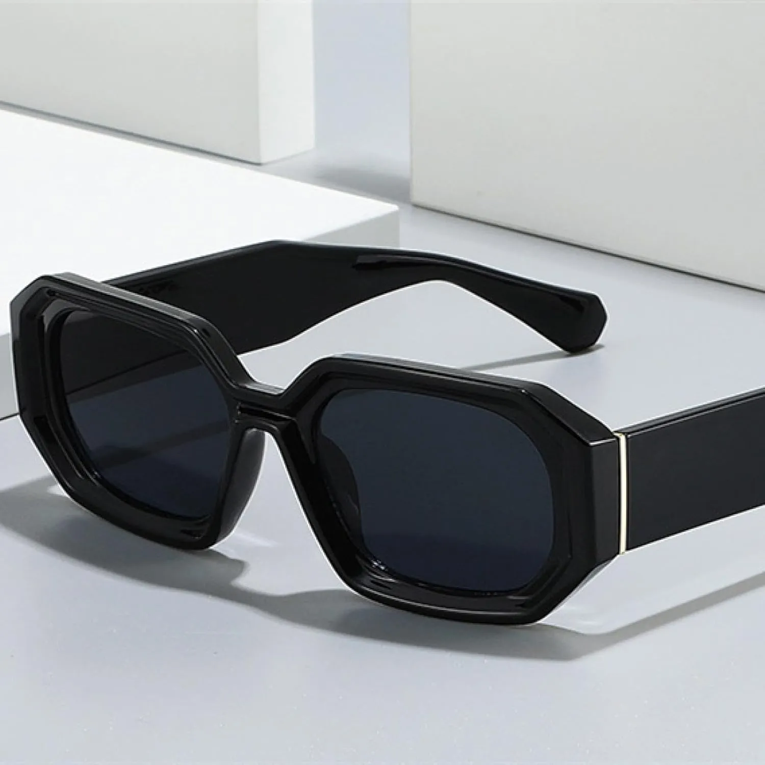 Retro Punk Sunglasses for Women Fashion Leopard Uv400 Driving