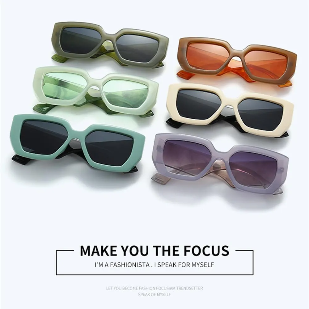Retro Sunglasses Women Men Travel Sun Glasses Colorful Female Shades UV400 Male