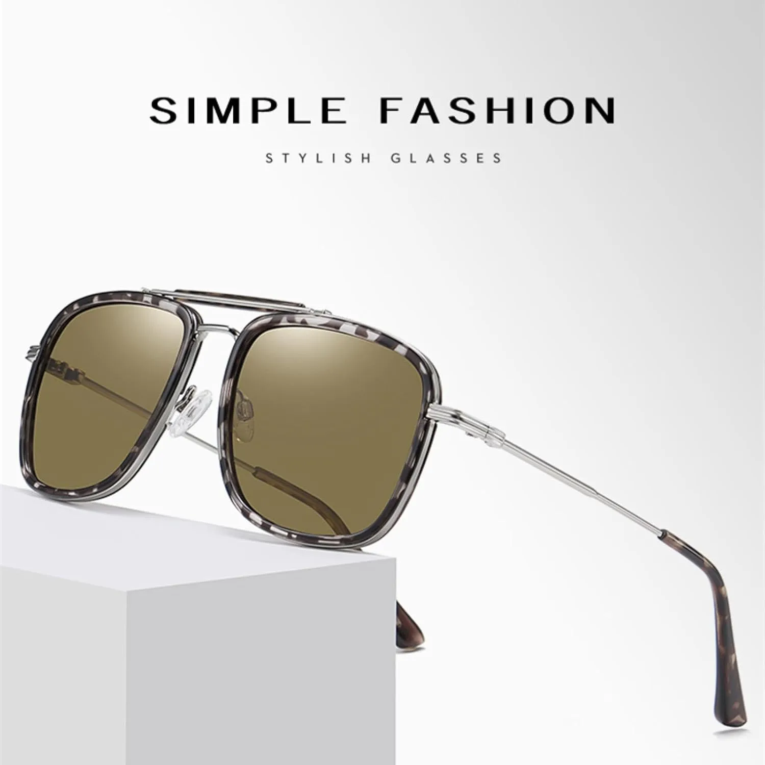 Sunglasses for Women Men Uv400 Frame Camping Fishing Bicycle