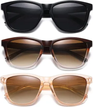 Sunglasses Womens Polarized Sunglasses for Women Trendy Designer Mirrored UV400 Protection Sun Glasses