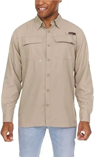 Swiss Alps Mens Long Sleeve Fishing Shirt