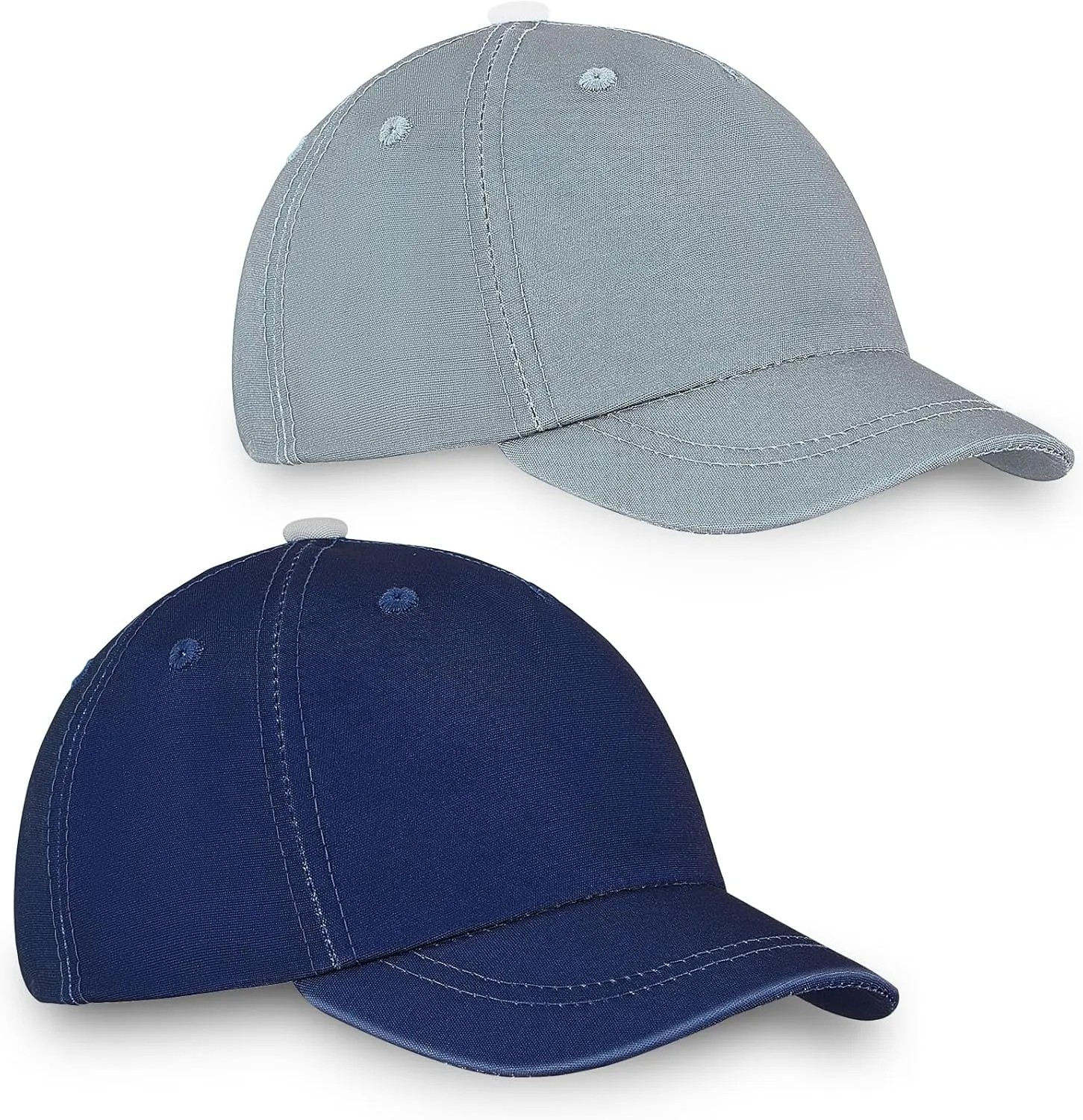 Toddler Baseball Hat 2PCS Baby Baseball Cap for Infant Adjustable Canvas Cap Kids Sun Hat for Boys and Girls