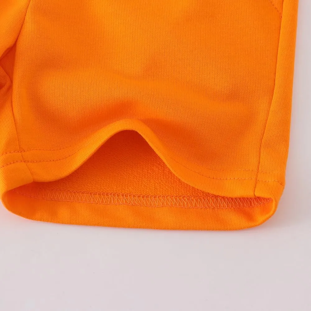 Toddler Boys Girls Cotton Jogger Shorts,Little Kids Active Sport Shorts with Drawstring