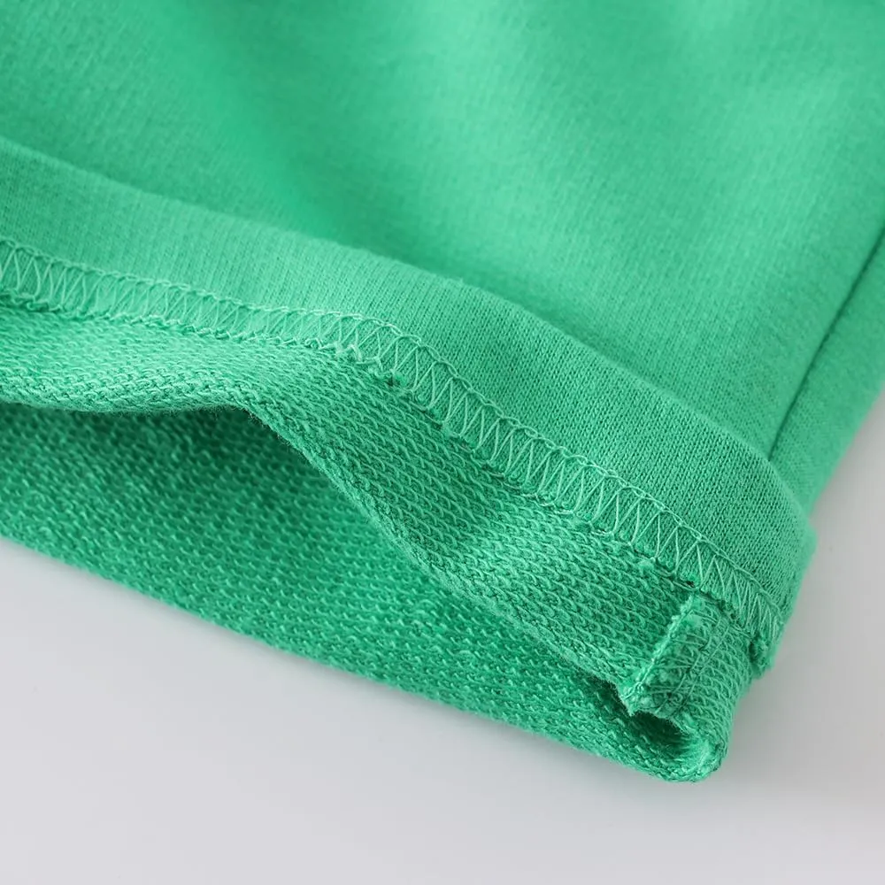 Toddler Boys Girls Cotton Jogger Shorts,Little Kids Active Sport Shorts with Drawstring