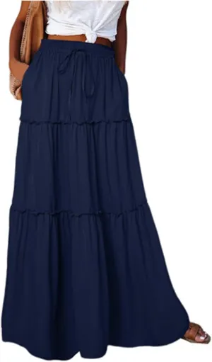 Trendy Women's Skirts, Beach Vacation Elegantes Casual Summer Womens Skirts