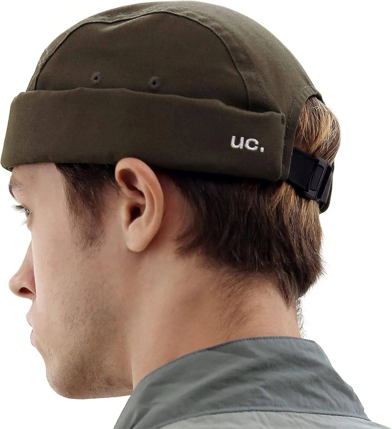 UNDERCONTROL Brimless Trawler Leon Harbour Camp Fisherman Tactical Buckle No Visor Docker Beanie for Men & Women Korea