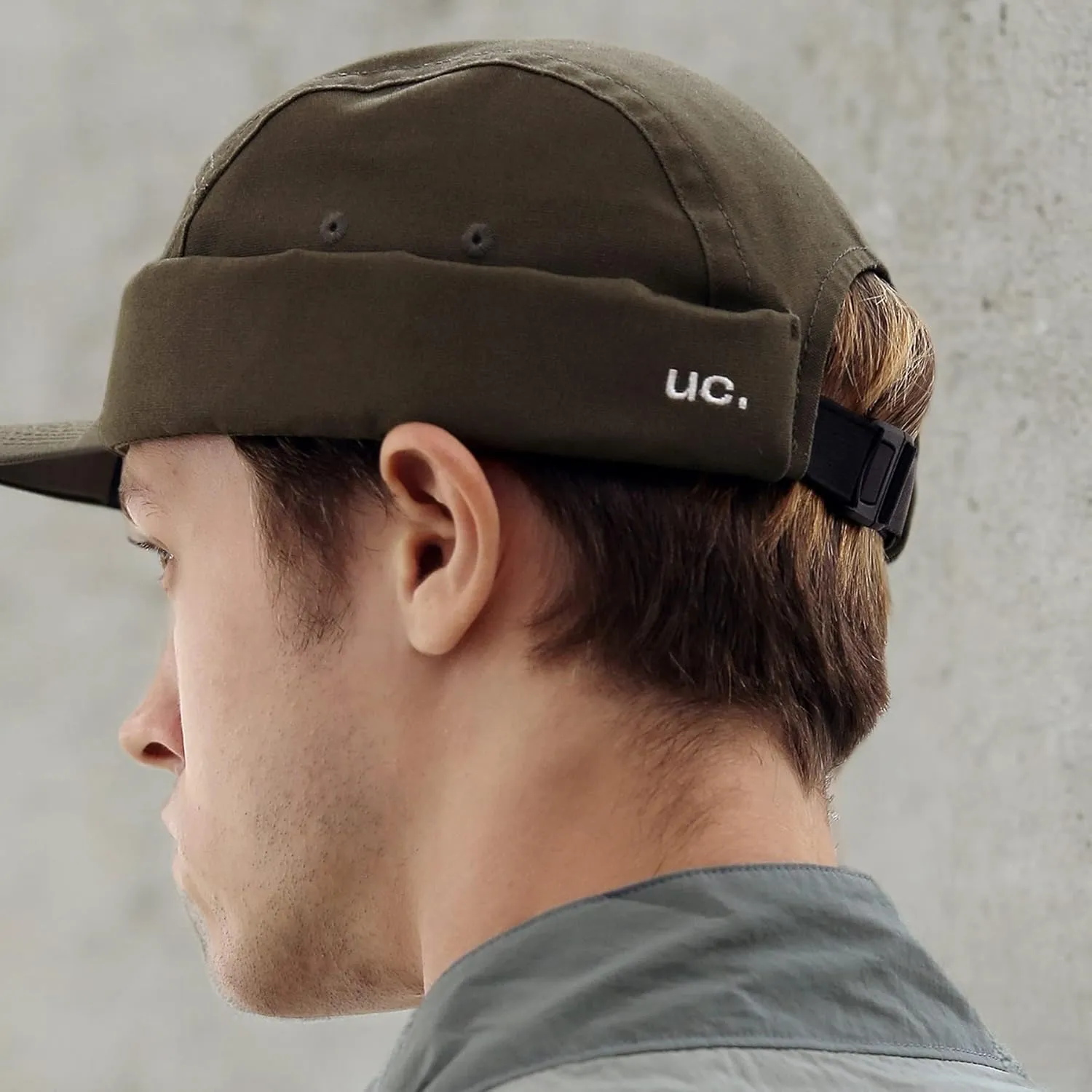 UNDERCONTROL Brimless Trawler Leon Harbour Camp Fisherman Tactical Buckle No Visor Docker Beanie for Men & Women Korea